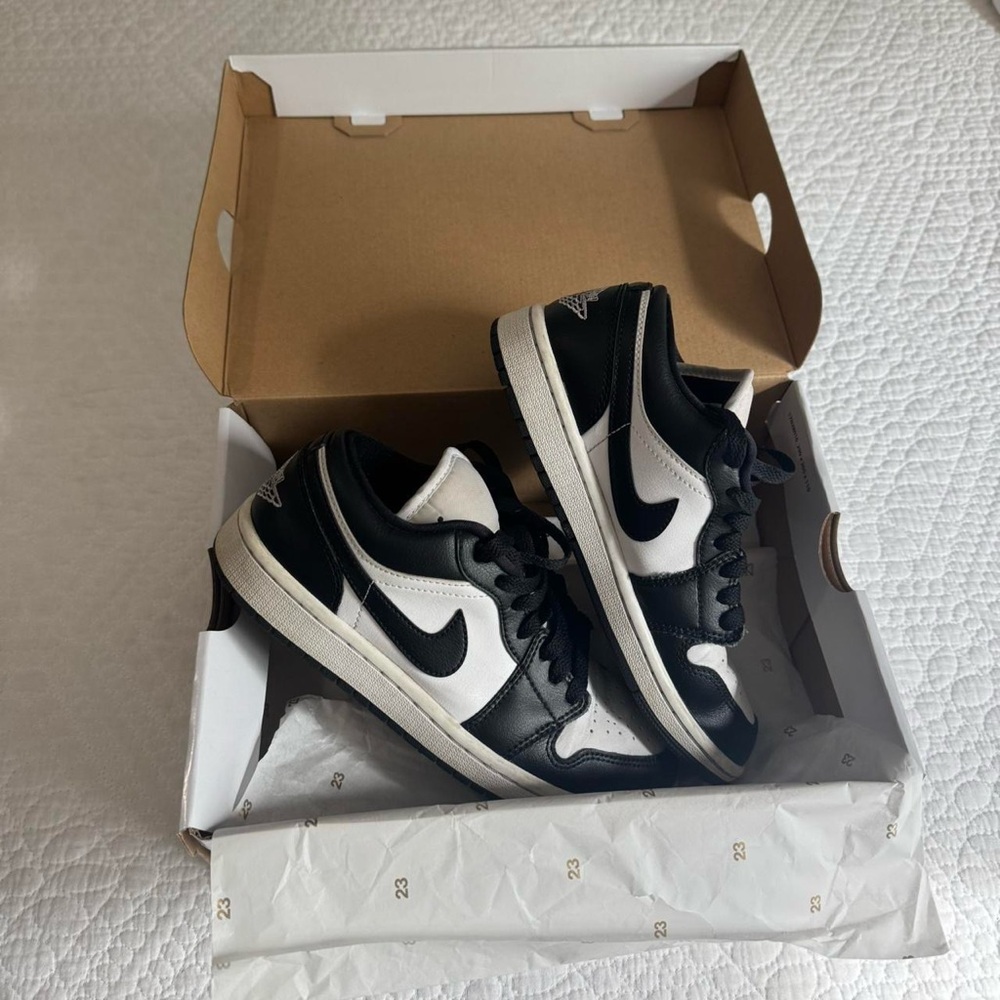 Nike Air Jordan 1 Low Panda White/Black-White Size 6 women’s
